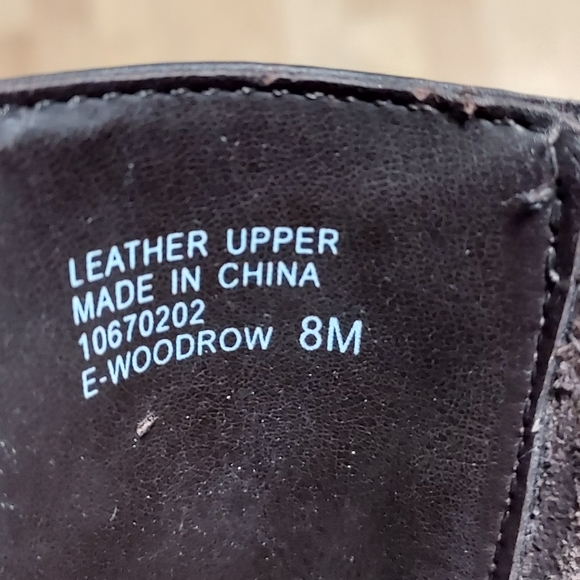 ETIENNE AIGNER Brown Buckle Heeled Boots - size 8 - Picture 8 of 9